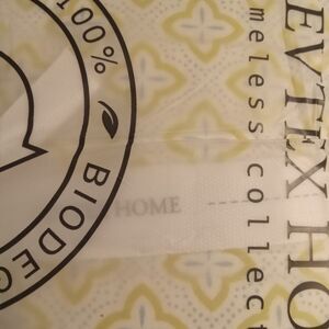 Levtex Home - Inaya Quilt - Euro Sham Set of 2 - Tile - Ochre and White - Quilt
